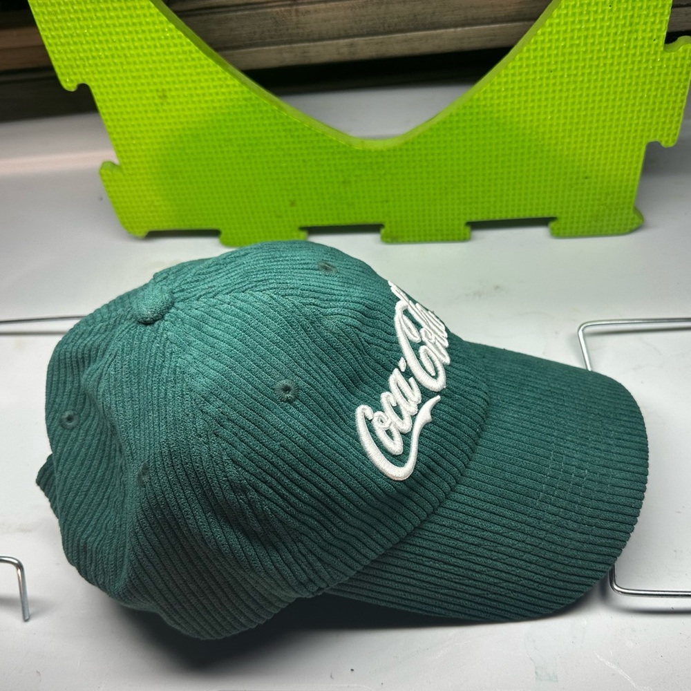Coca-Cola Teal Corduroy Hat